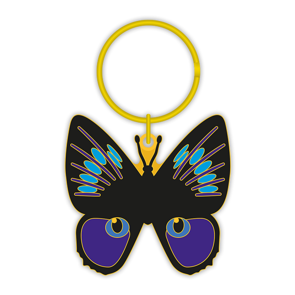 Elymnias Patna Keyring