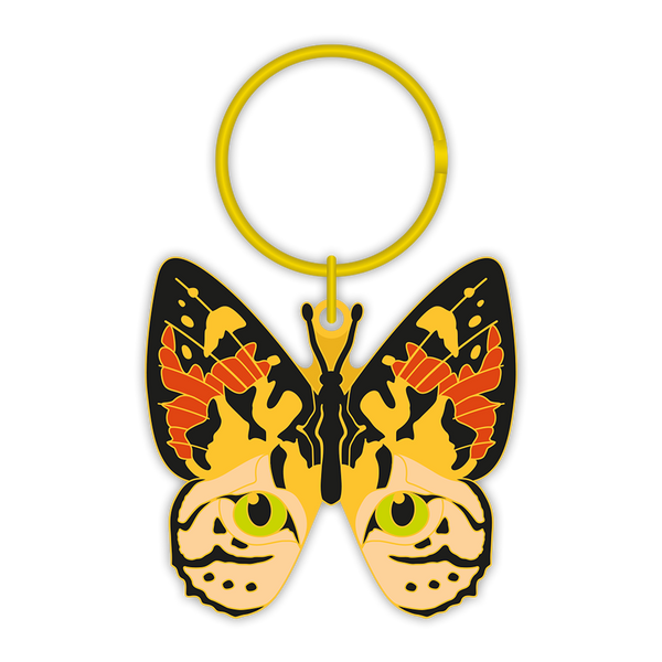 Painted Lady Butterfly Keyring