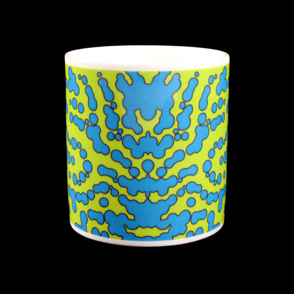 BUBBLE MUG (GREEN/BLUE SPOTS)
